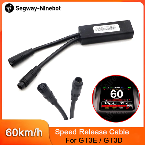 Ninebot By Segway GT3E/GT3D 전동 스쿠터 용 60 KM/H 잠금 해제 속도 케이블 맞춤형 제한 속도 릴리스 라인 부품