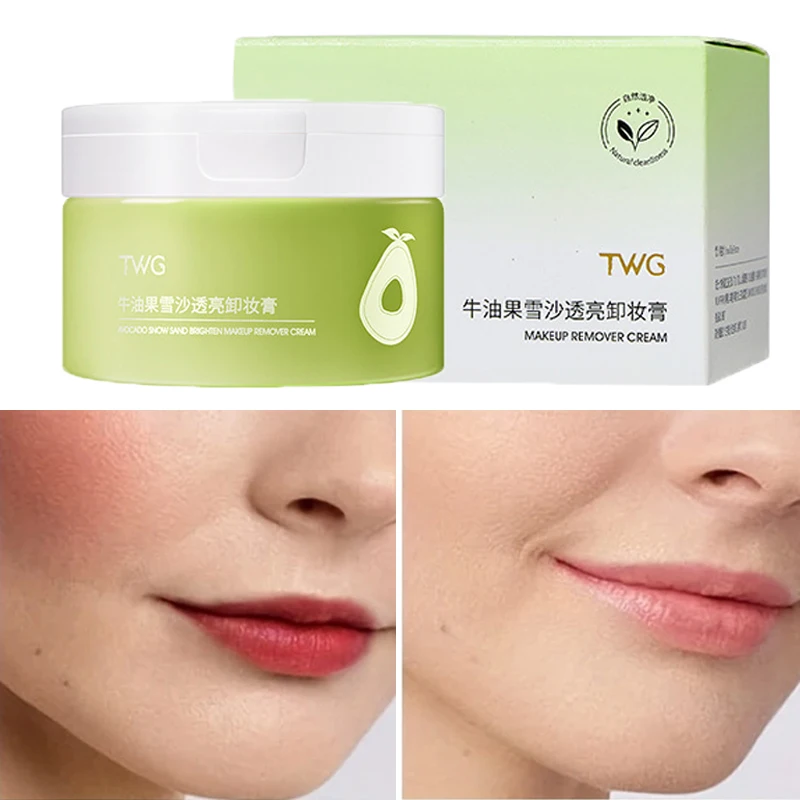 Avocado-Gesichtsreiniger, feuchtigkeitsspendend und gründlich reinigend, sanft und nicht reizend, reinigt Make-up, erfrischend und klar