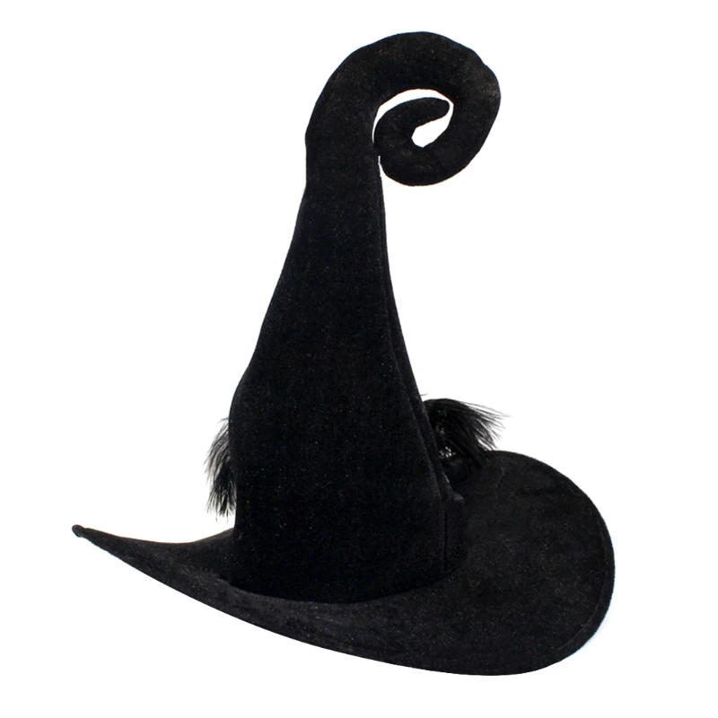 

Classic Halloween Witch Wizard Hat Party Costume Headgear Devil Cosplay Props Decoration Accessories for Adult Women Men