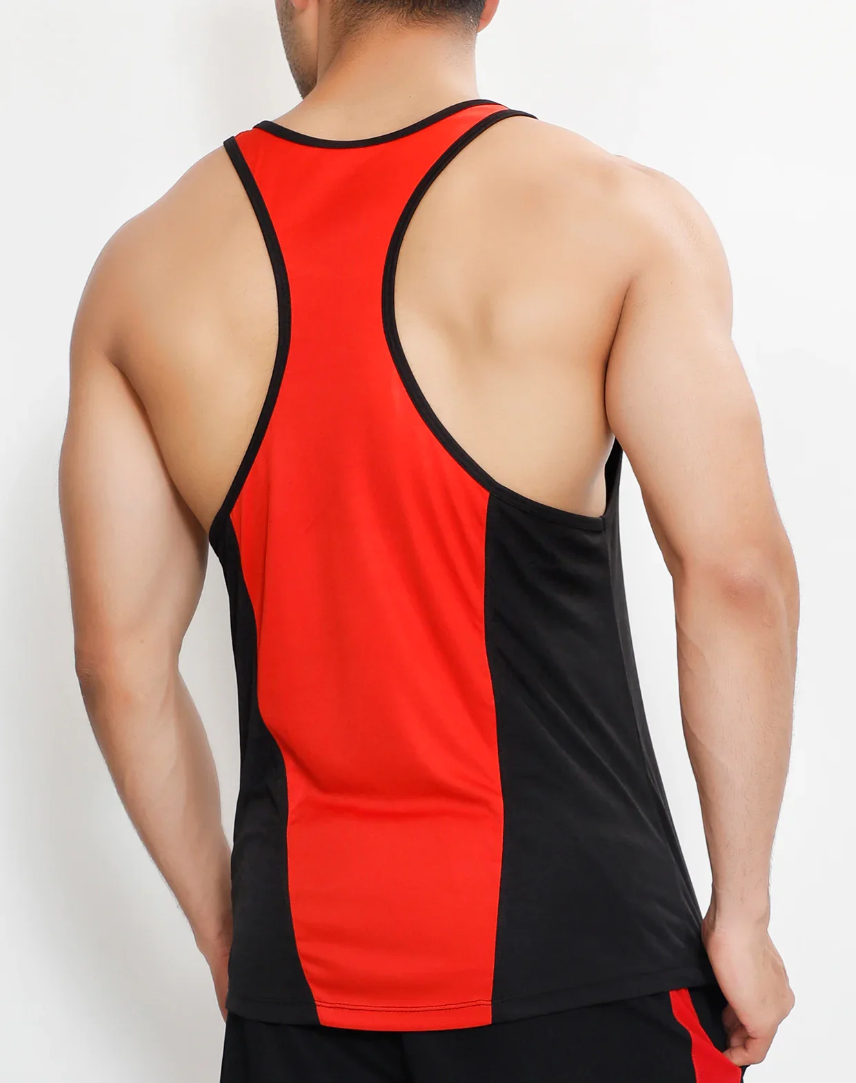 Summer fitness vest top basketball running training thin quick dry color combination I-vest sportswear