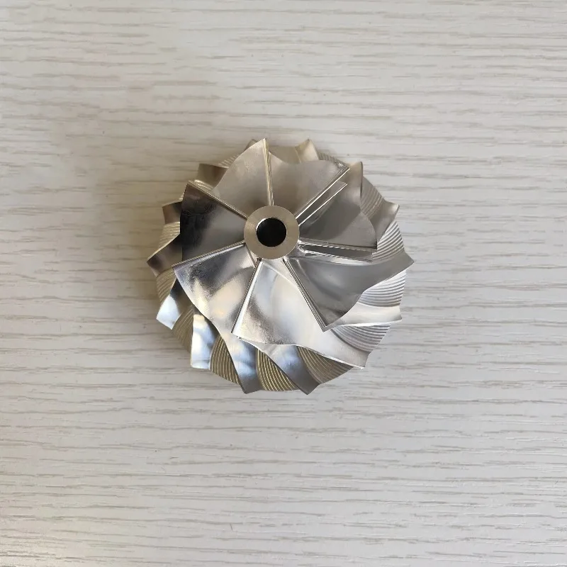 K26 50.33/72.60 مللي متر 7 + 7 شفرات عالية الأداء توربو طحن/الألومنيوم 2618/عجلة ضاغط البليت لـ 5326-970-0001 M57D30TU2 #1