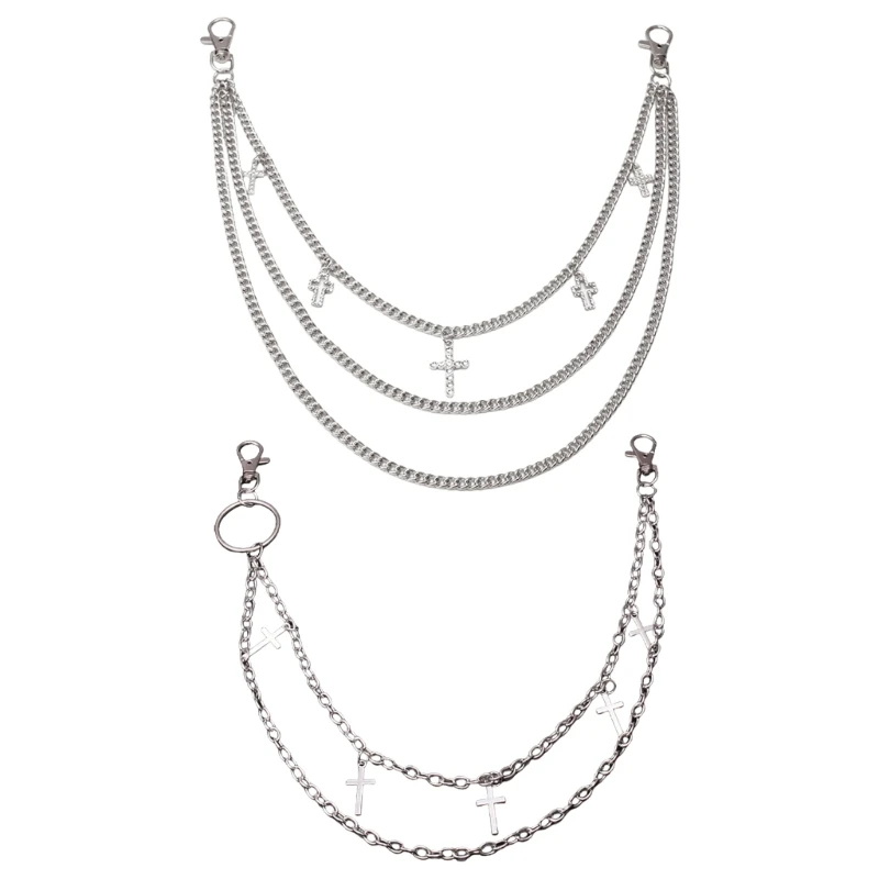 

Цепочка регулируемой длины. Уникальная модная гладкая металлическая цепочка для вечеринок. Цепочка для повседневной носки.