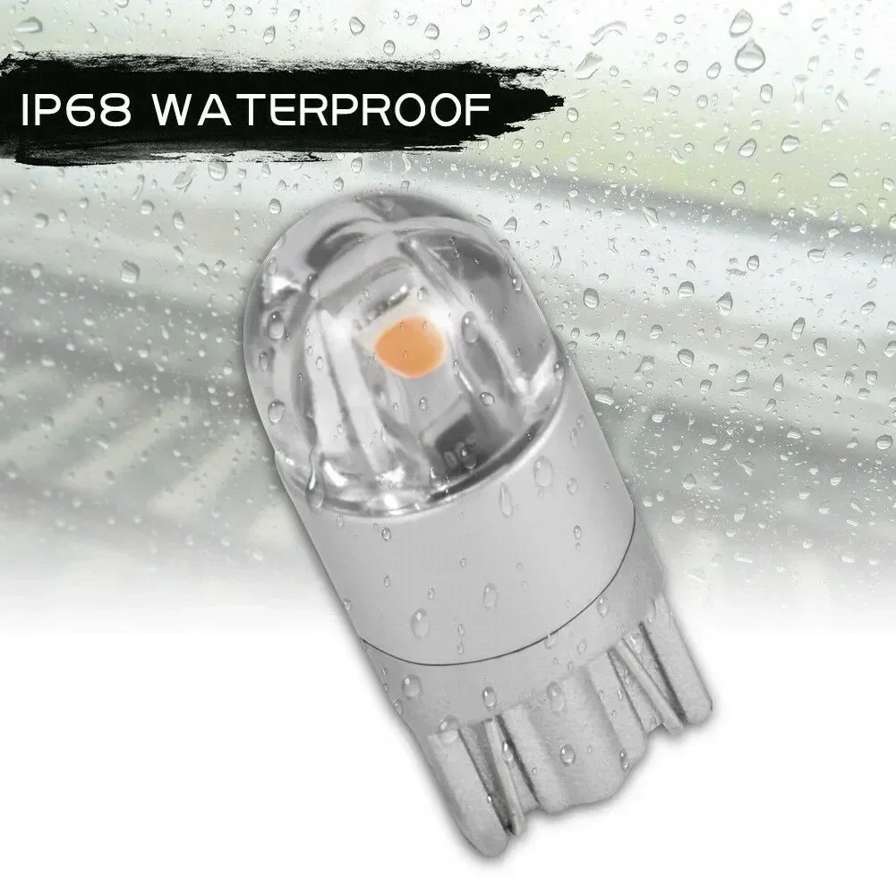 

10x Canbus For T10 194 168 3030 2 LED For S-M-D Purple Car Side Wedge Light Lamp Bulb No Pollution Fast Heat Dissipation