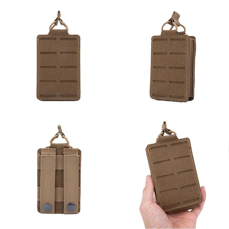 Outdoor MOLLE 5.56 Single Mag Pouch for M4 M16 Magazines Holder Open-Top Mag Carrier Multi-functional Accessory Bag