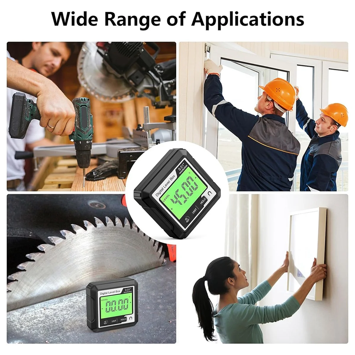 

A002 цифровой уровень измеритель угла магнитный электронный уровень угломер инструмент транспортир инклинометр деревообрабатывающие инструменты, B