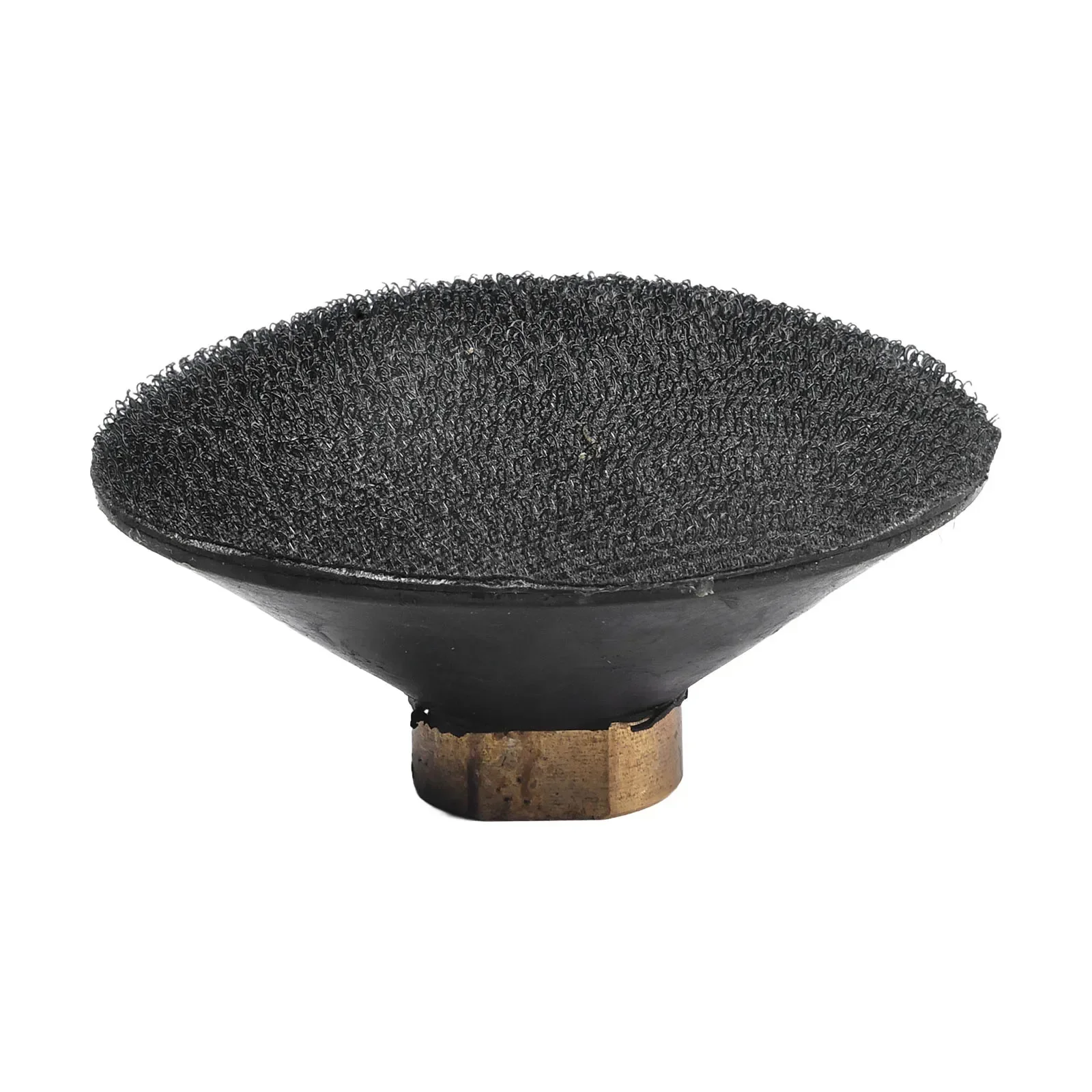 

Artificial Stone Chamfer Backer Pads 3inch / 4inch Thread Artificial Stone Bowl Shaped Design Chamfer Curved Plate