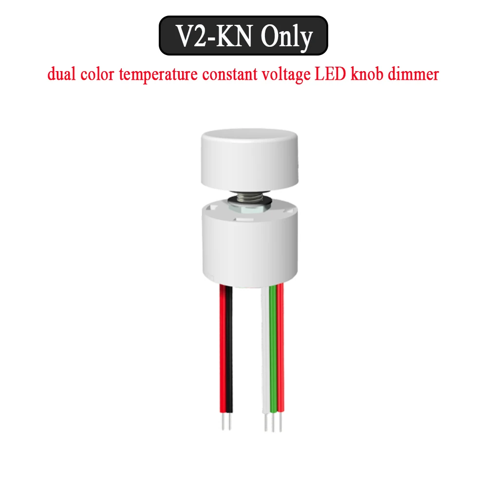 Drehknopf-Dimmer Konstantspannungs-LED-Controller DC 5V 12V 24V Stufenlose Dimmung Ohne Flimmern für Einfarbige CCT RGB LED-Streifen