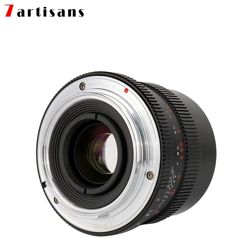 7Artisans 35mm F2.0 Professional Photography Prime Lens Manual Focus Camera Lens for E Mount Cameras