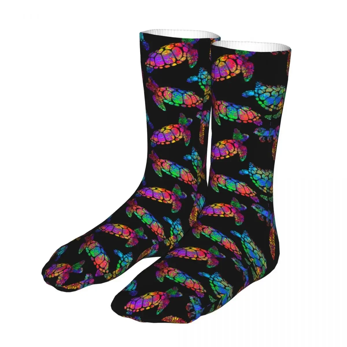 Colorful Sea Turtle Animal Socks Men's Women's Fashion Socks Novelty Spring Summer Autumn Winter Socks Gift