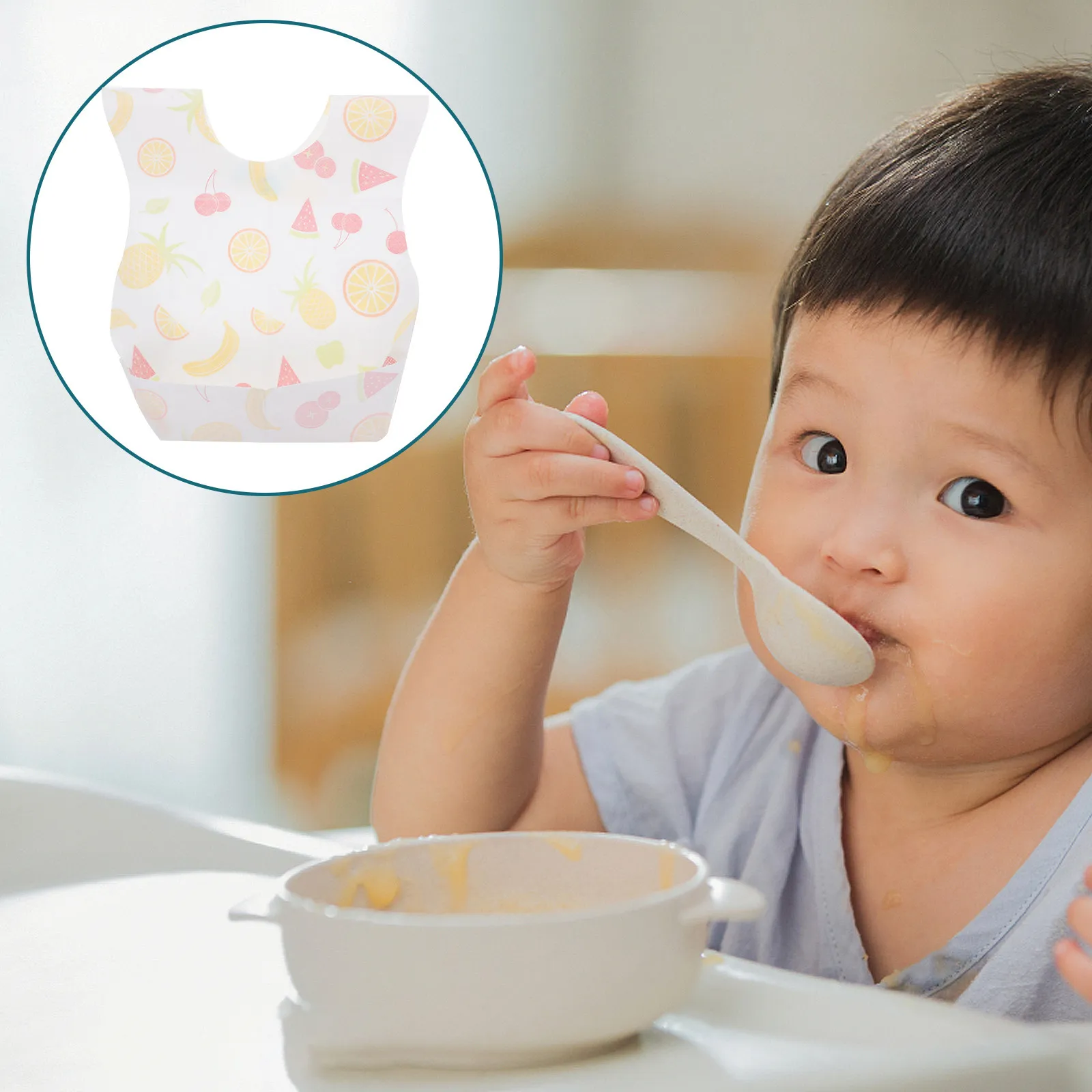 

20Pcs Baby Bibs Disposable Toddler Drooling Feeding Bibs Baby Girl Multipurpose Infant Soft Comfortable Waterproof