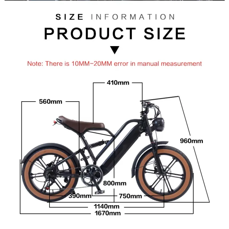 SXLL بالجملة 20*4 بوصة دراجة كهربائية هجينة للمدينة عالية الجودة 7 سرعات إطارات عريضة للطرق الوعرة 48 فولت 13ah بطارية سعة #4