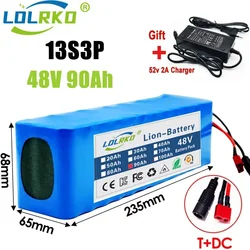 100% original 48V lithium-ion battery 48V 90Ah 1000W 13S3P lithium-ion battery pack，for 54.6V CitycocoBMS electric scooters