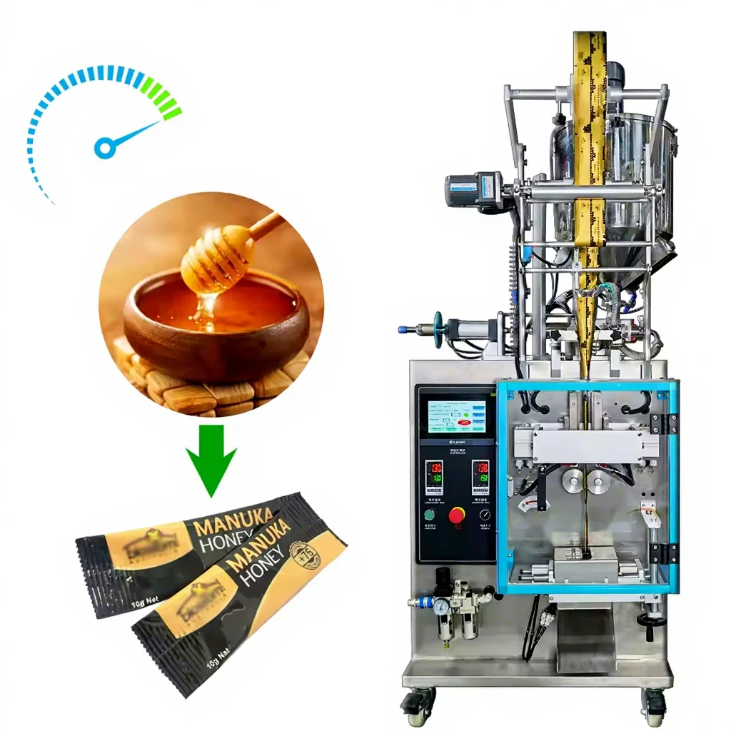 High Speed Automatic Special Honey Stick Packaging Machine for Liquid Peanut Paste Sachet Production Filling Packing Machine