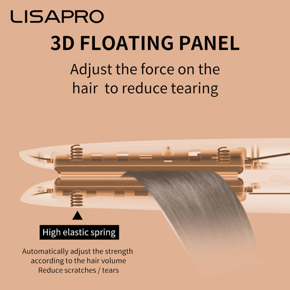 LISAPRO Original Ceramic Hair Straightening Flat Iron  1