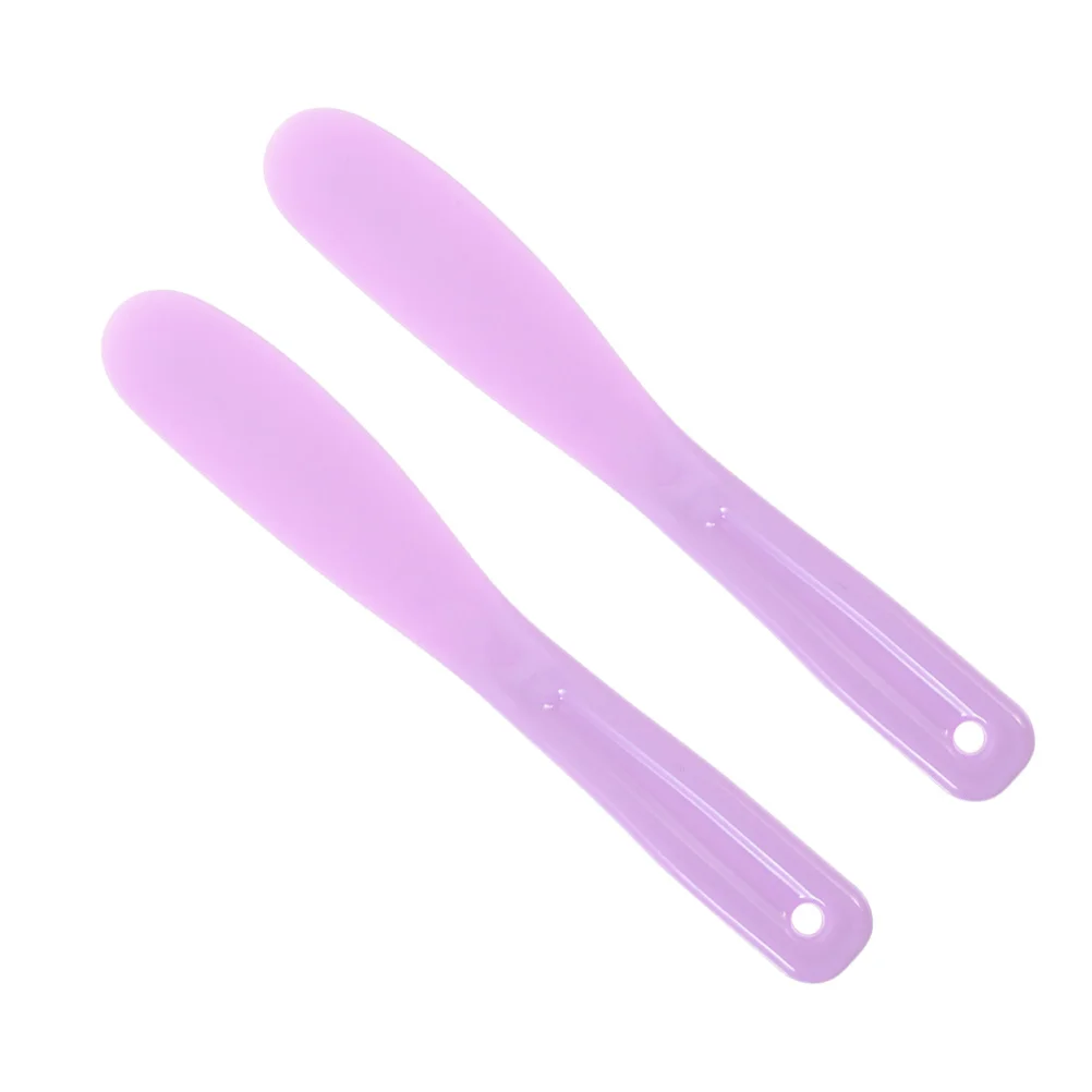 

2 Pcs Silicone Stirring Rod Reusable Epoxy Resin Applicator Mixing Sticks Blade Mixer Silica Gel Diy Accessory