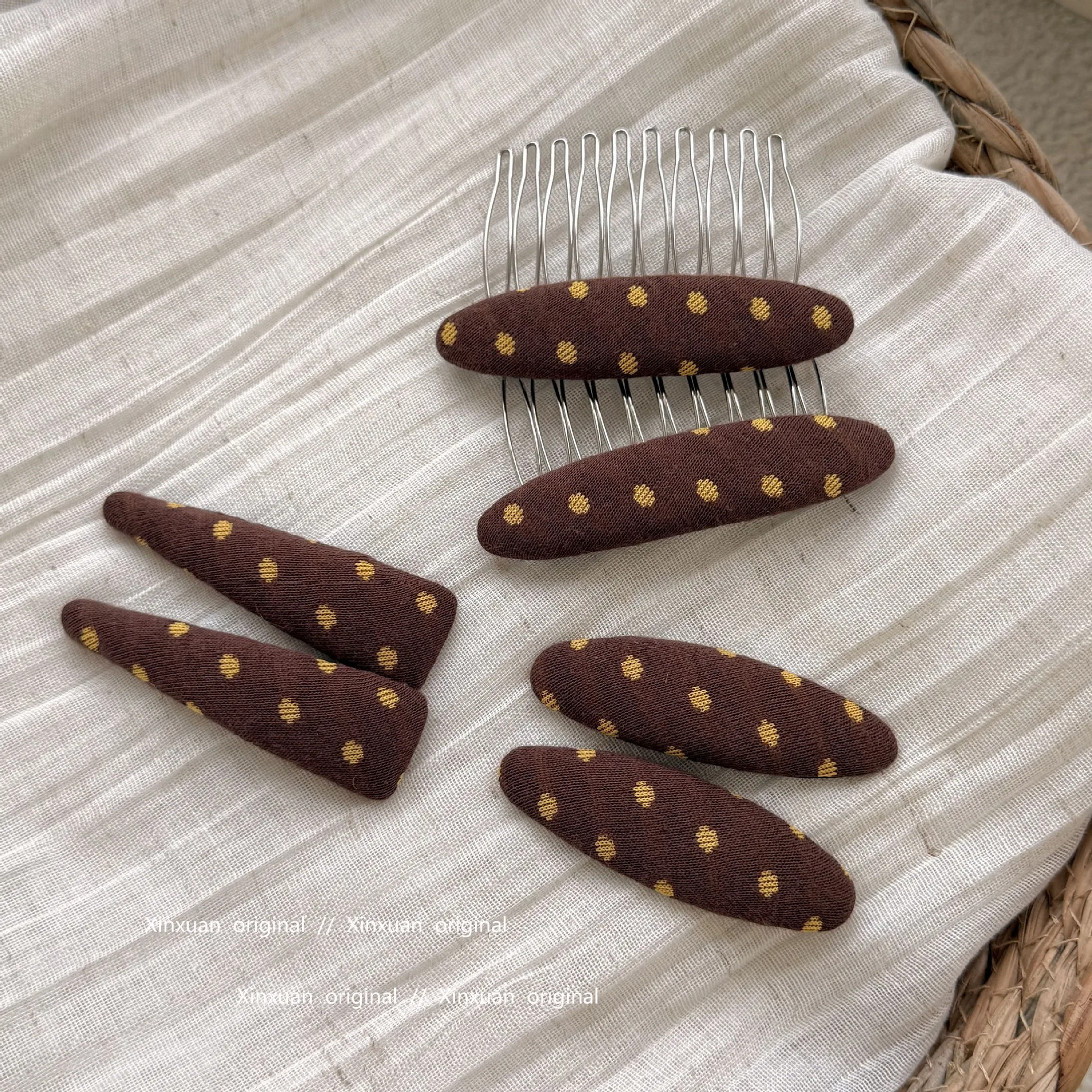 1pcs Women Sweet French Polka Dot Hair Clips Simple College Styles Girls Hair Barrettes Daily Party Hair Accessories Hairgrips