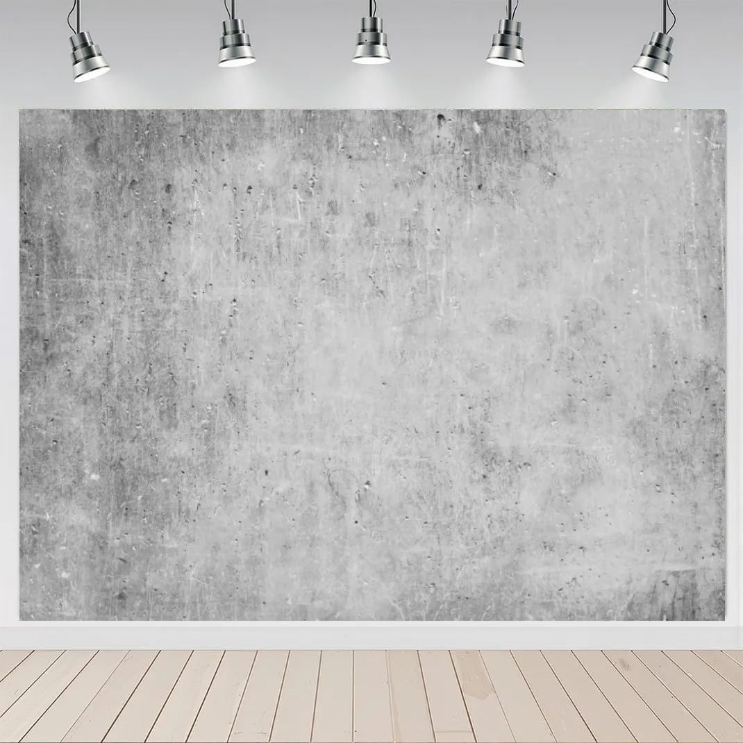 Old Grungy Grey Concrete Backgrounds polyester or Vinyl cloth High quality Computer print wall  photo backdrop