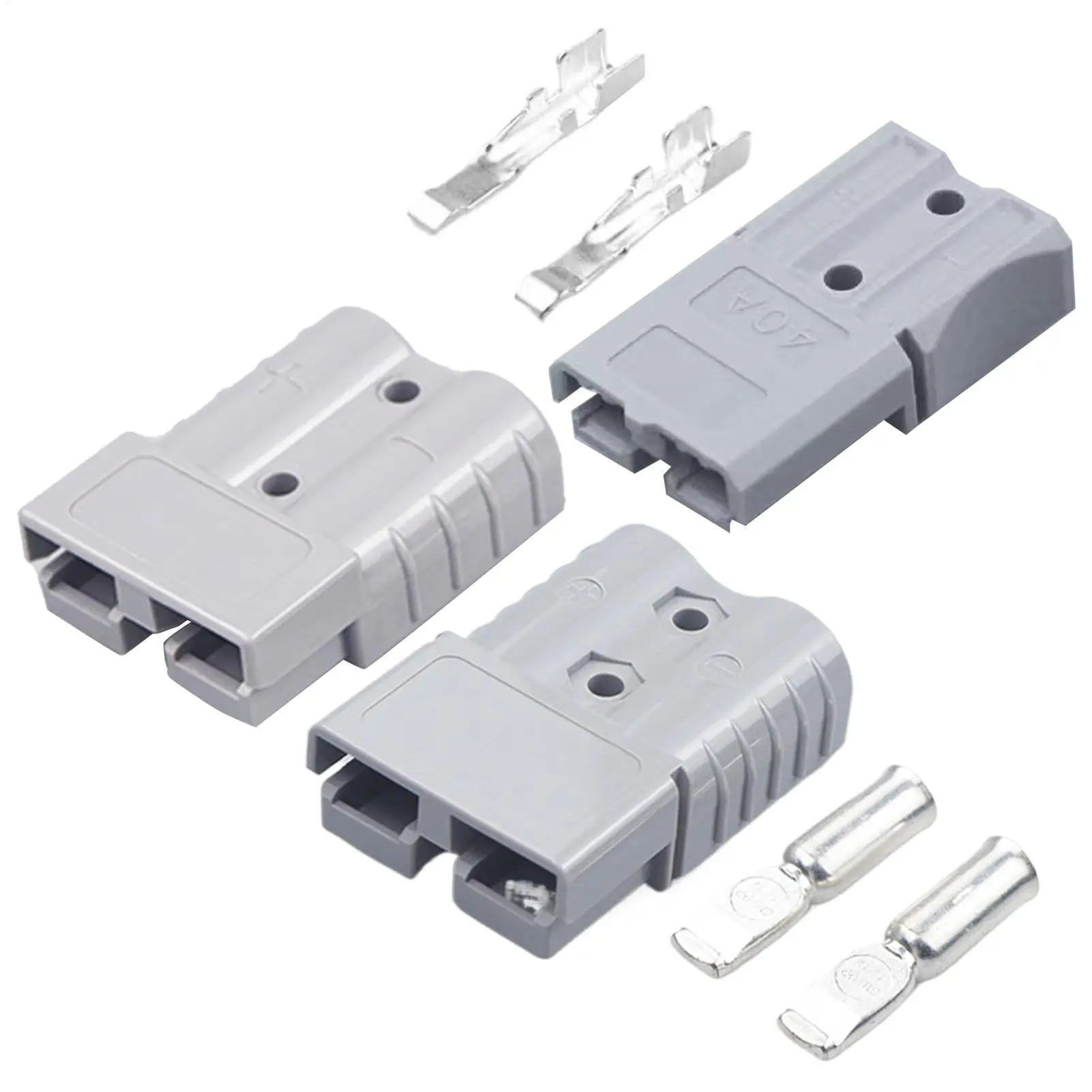 

Battery Connectors Double Pole Quick Connect Charging Port Car Jumper Wire Plugs Connector For Truck Vehicle Automotive SUV