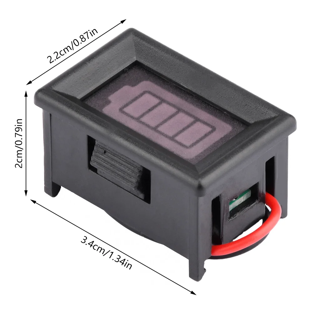 1S 2S 3S 4S Wskaźnik poziomu baterii litowej Woltomierz LED wyświetlacz do Tester zasilania akumulatora pojazdu elektrycznego