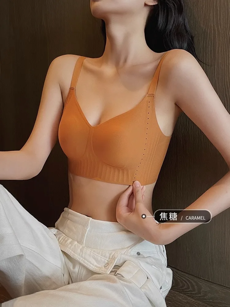 أكواب أذن أرنب حمالة صدر لاسلكية مريحة، شرائط دعم جيلي لا ترهل، حمالة صدر بدون أثر للنساء، خفيفة الوزن وناعمة