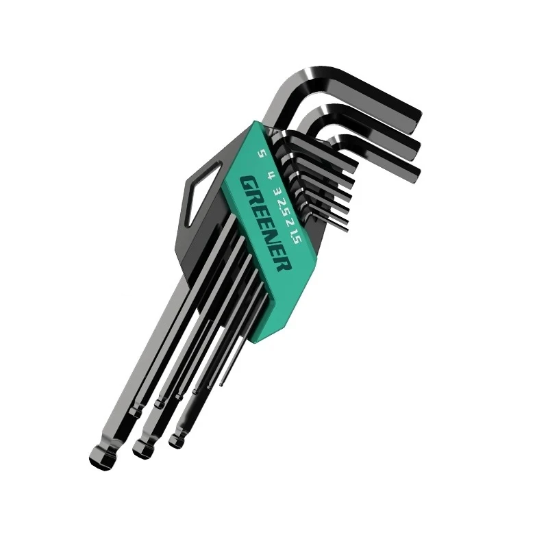 Allen Wrench Set Manual Tool Combination Flat Head Ball Head Car Bicycle Machinery Repair Furniture Toy Assembly And Disassembly