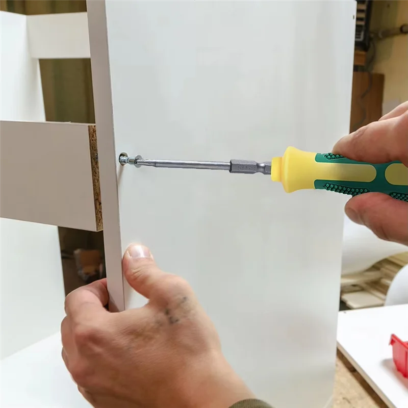

ABKY-For 1/4" Hex Shank 75Mm Length Steel Star 6 Point Screw Driver Kit Tool Screwdriver Bit