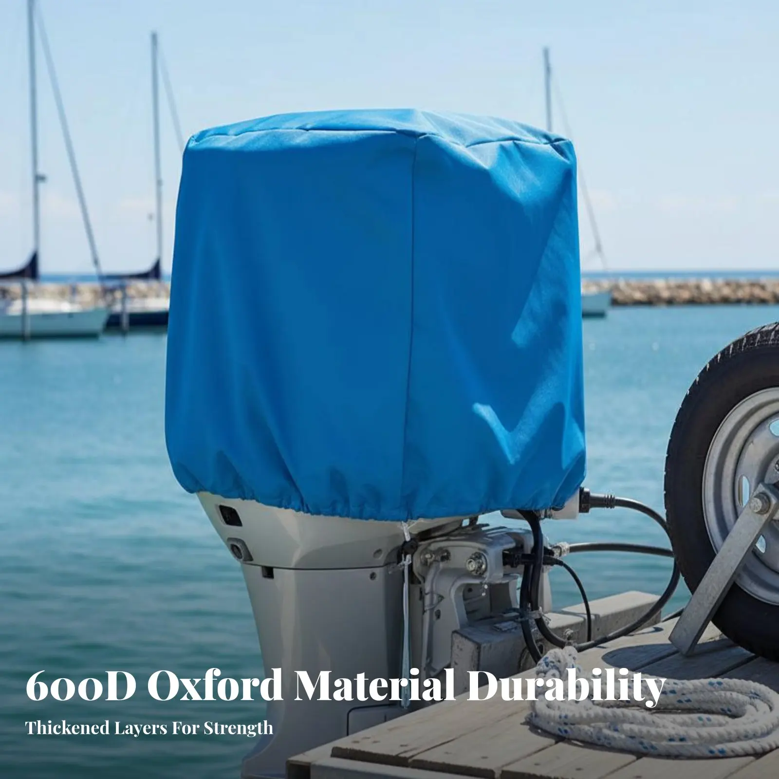 

Outboard Engine Cover Water Resistant Engine Cowling Cover Boat Engine Hood Particles Resistant Particles Resistant