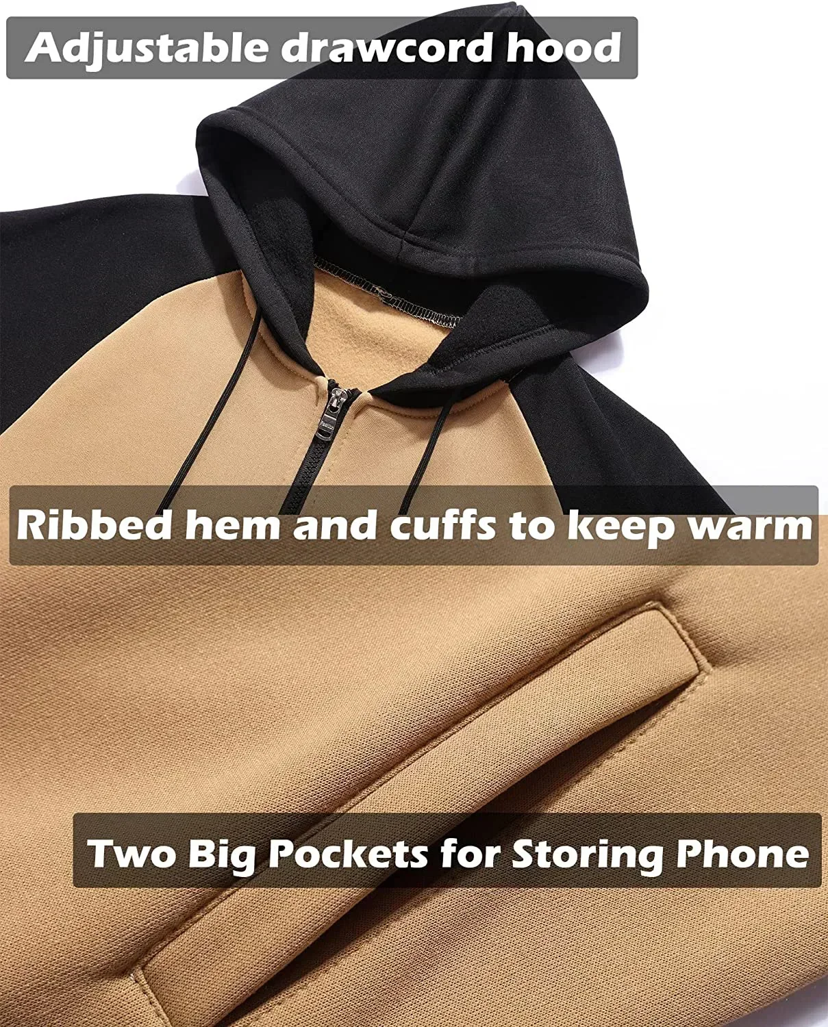 

2026 Autumn Men's Hooded Jackets Casual Loose Zipper Jackets for Men Patckwork Fleece Spliced Coat Men Casual Hoodies Streetwear