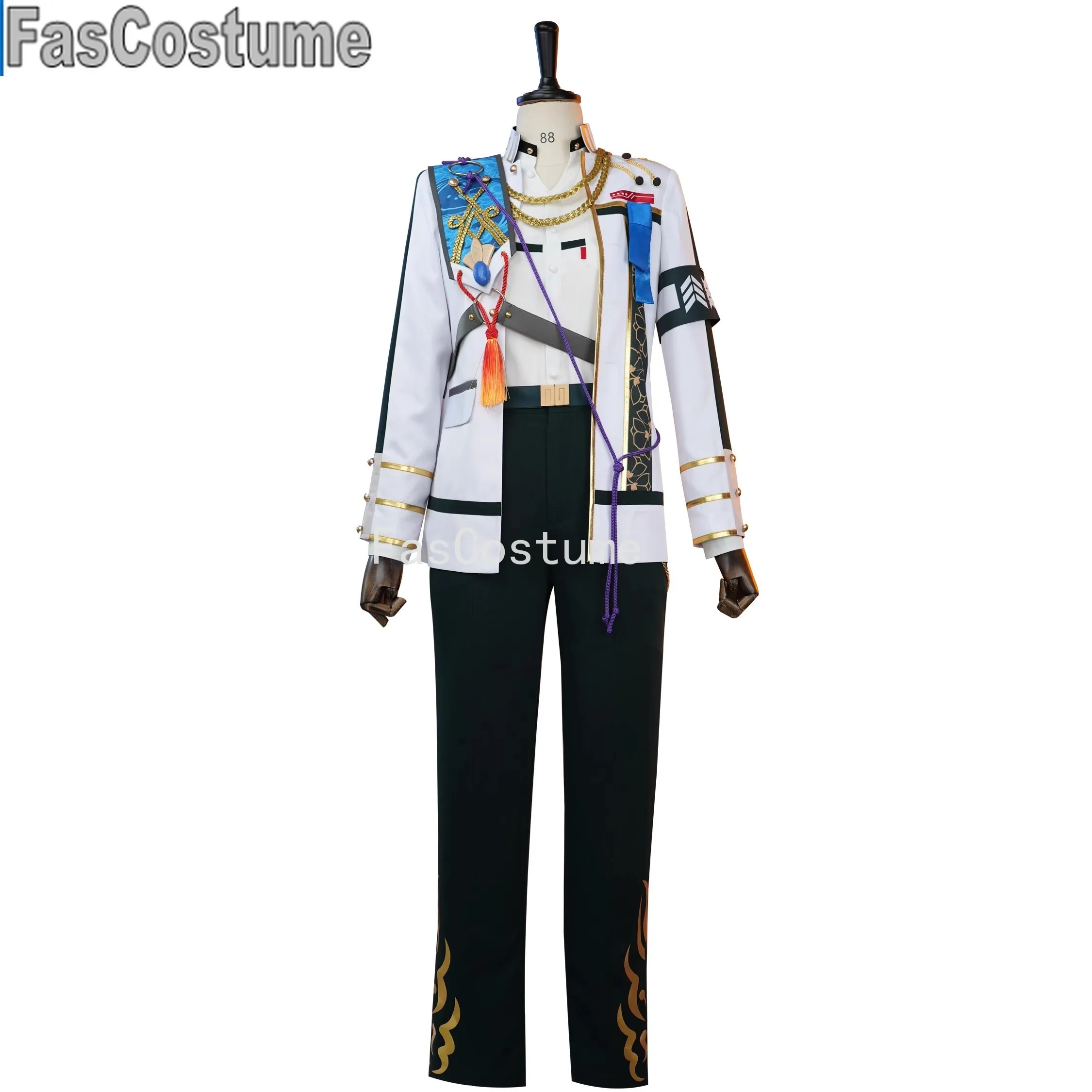 

FasCostume Ensemble Stars 2 Isara Mao/Kagehira Mika/Sakuma Ritsu/Fushimi Yuzuru Show Tour Game Suit Cosplay Costume Halloween