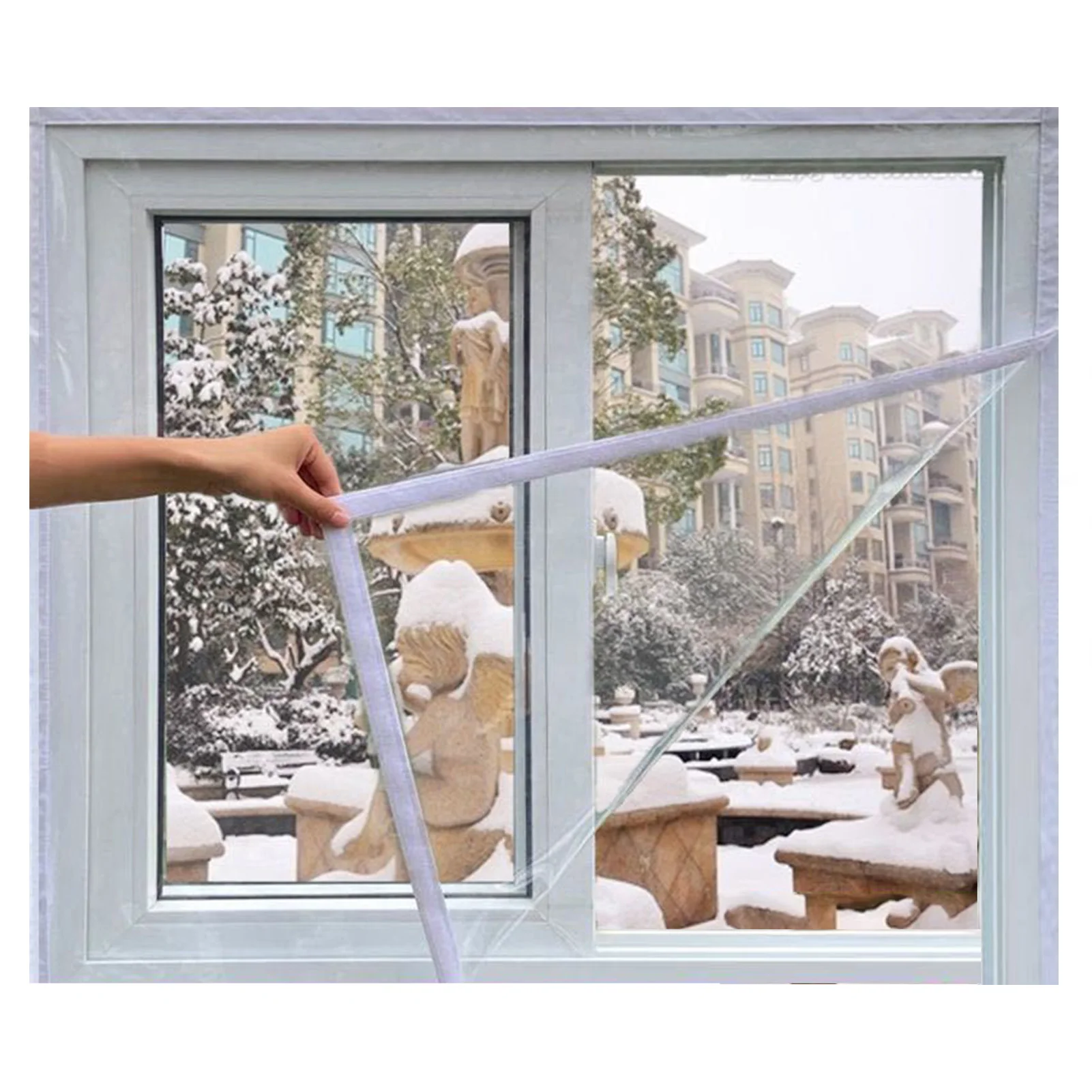 Winter Window Thermal Film Curtain Insulation Leakage Seal Windscreen Bedroom Thickened High Permeability Can Be Cut Insulation