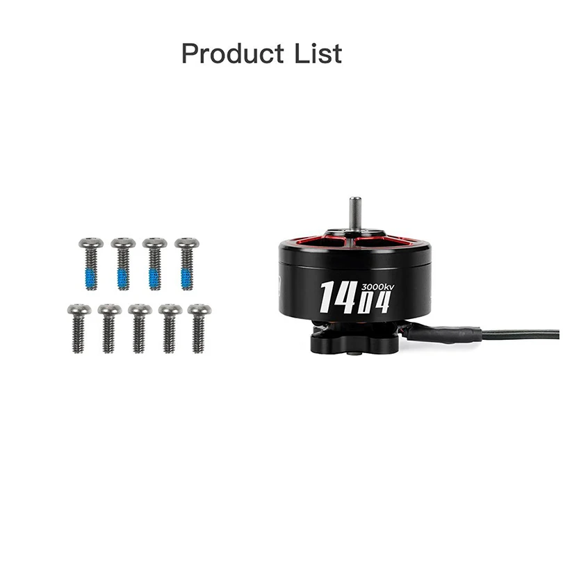 GEPRC 4PCS SPEEDX2 1404 3000KV / 4600KV Motor 1.5mm Shaft 9N12P Configuration For Drone Quadcopter Parts