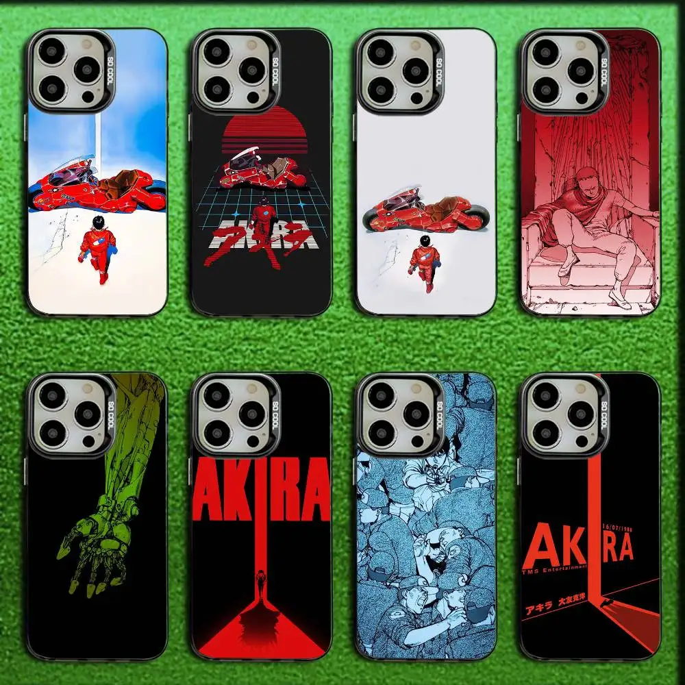 

Anime Akira 1988 Phone Case For iPhone 16,15,14,13,12,11,Mini,Pro,E,SE4,MAX Candy Matte Shockproof Black Cover