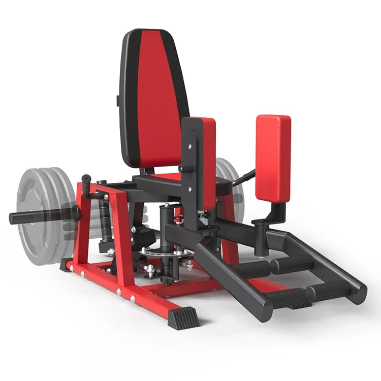 Plate-Loaded Hip Trainer for Hip Abduction and Hip Adduction with 6 Levels Gear System