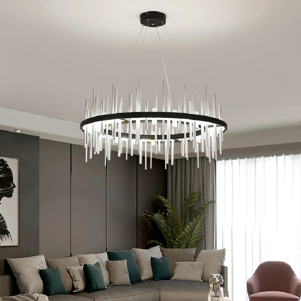 

LED pendant lamp Nordic Creative Postmodern Hanging Fixtures For Dining Living Room Bedroom Lobby Home Deco light