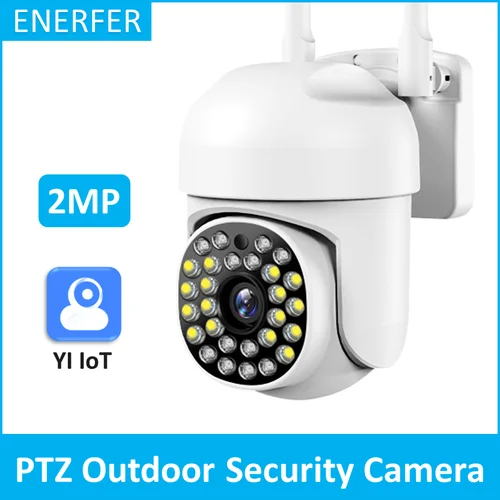 Minicámara IP PTZ de 1080P para exteriores, Zoom Digital 4X, IA, detección humana, inalámbrica, 2MP, CCTV de seguridad YI Iot
