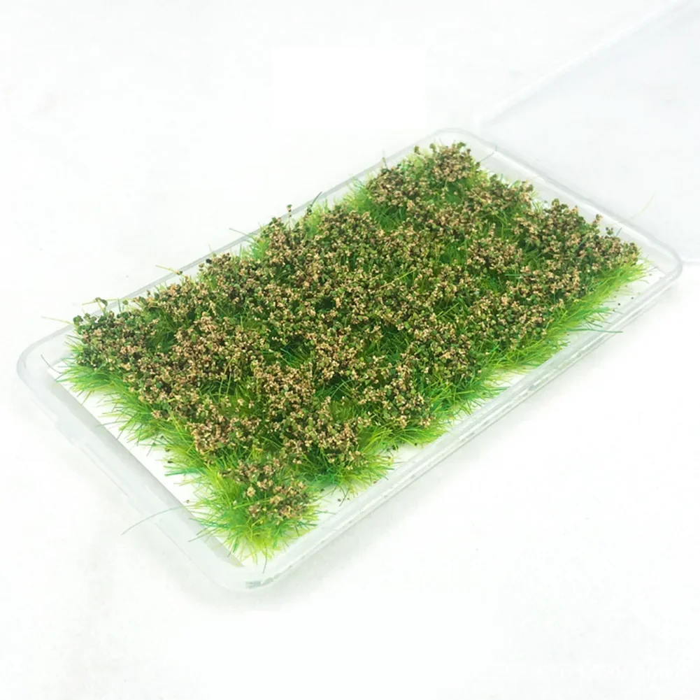 Model Grass Realistic Self Adhesive Static Jungle Green Grass Clusters For Miniature Scenery Bush Grass Sand Table