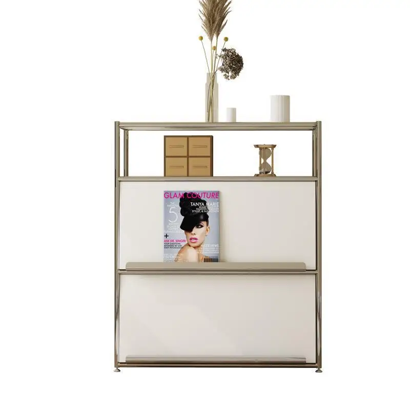 

Edge Cabinet Module Combination Medieval Storage Multifunctional Magazine Storage Sofa Edge Cabinet