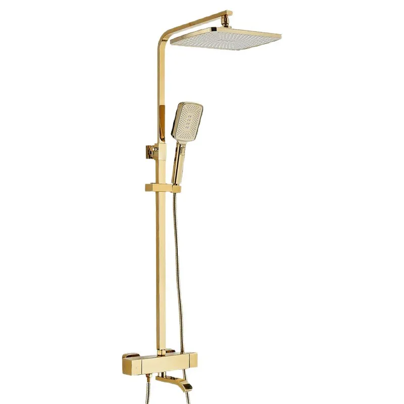

Golden shower shower set, home bathroom pressurized nozzle