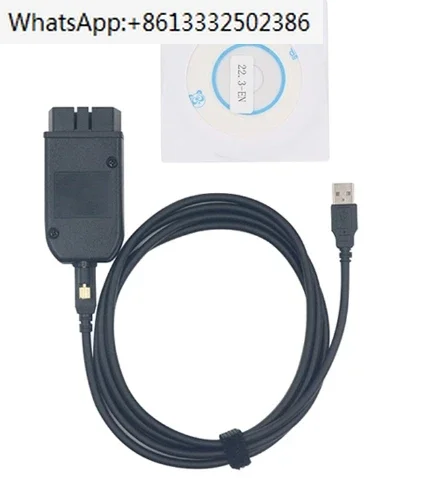 High Quality V2 23.3 Atmega162+FT232+L9637D Vag K CAN Interface To USB with Good Case HEX for VW