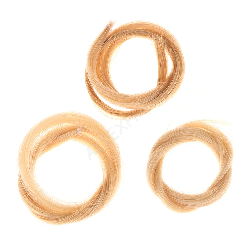 

Horse Tail Violin Bow Stringed Violin Parts Natural Horsehair Universal Type White For Violin Viola Cello Bow Hair