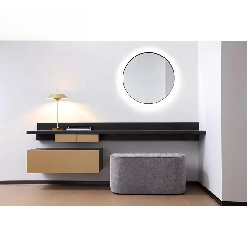 

Современный письменный стол в стиле люкс из МДФ с матовой покраской дымчато-желтого цвета