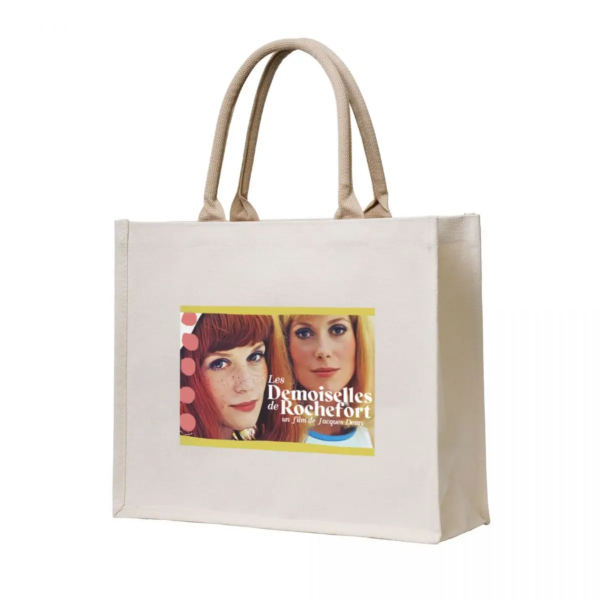

Les Demoiselles de Rochefort Poster Tote Bag reusable shopping bag tote bags cloth bags Women's bag tote university
