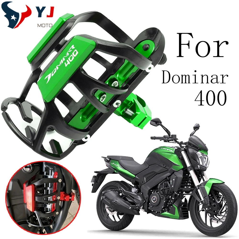 NEW For Bajaj Dominar400 Dominar 400 2022 2023 2024 Motorcycle CNC Aluminum Accessories Beverage Water Bottle Drink Cup Holder