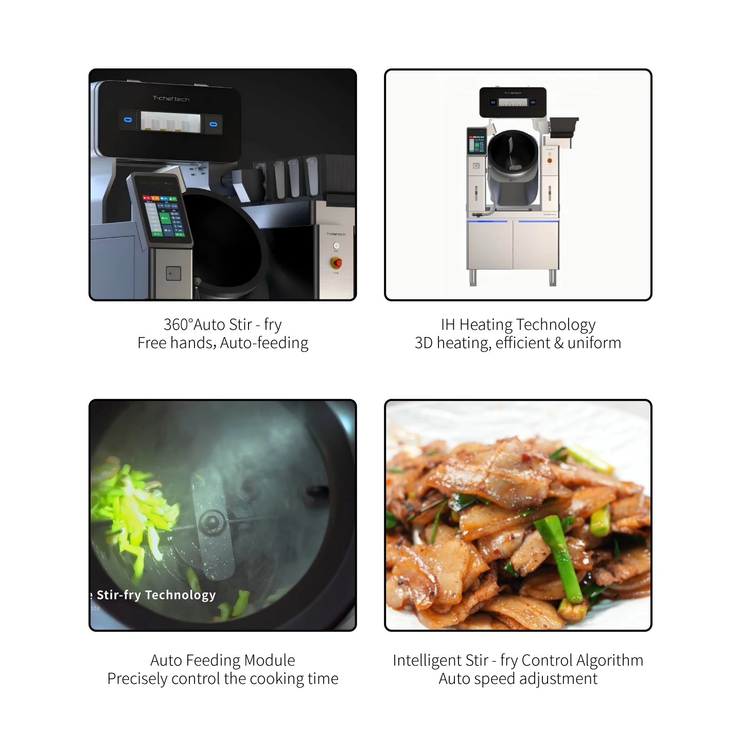 FOODLINE Outdoor Fast Food Stall Auto Cooking Machine Rainproof Outer Frame Heat Insulation Continuous Stir Fry Gear