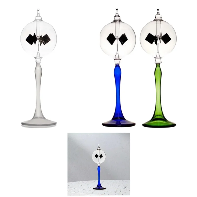 Solar crookes radiômetro luz solar palhetas de energia ornamento de mesa para entrada de mesa armário da sala de estar