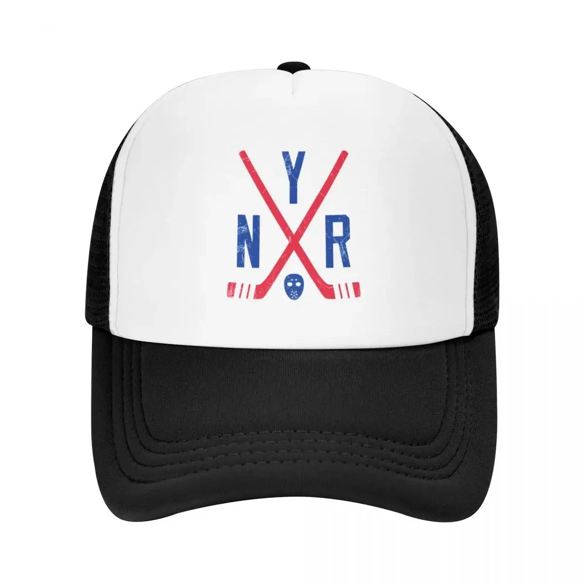 NYR Retro Sticks - White Baseball Cap hiking hat Uv Protection Solar Hat |-F-| Beach Women's Hats 2024 Men's