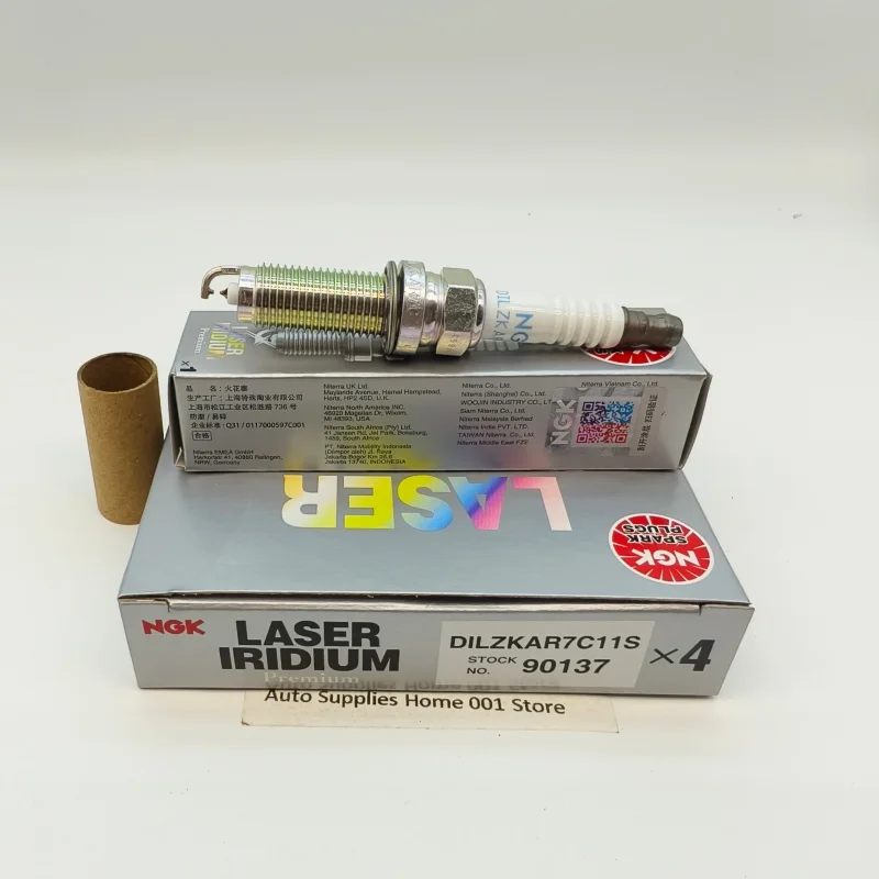 4Pcs Original NGK DILZKAR7C11S 90137 Brand New Laser Iridium Spark