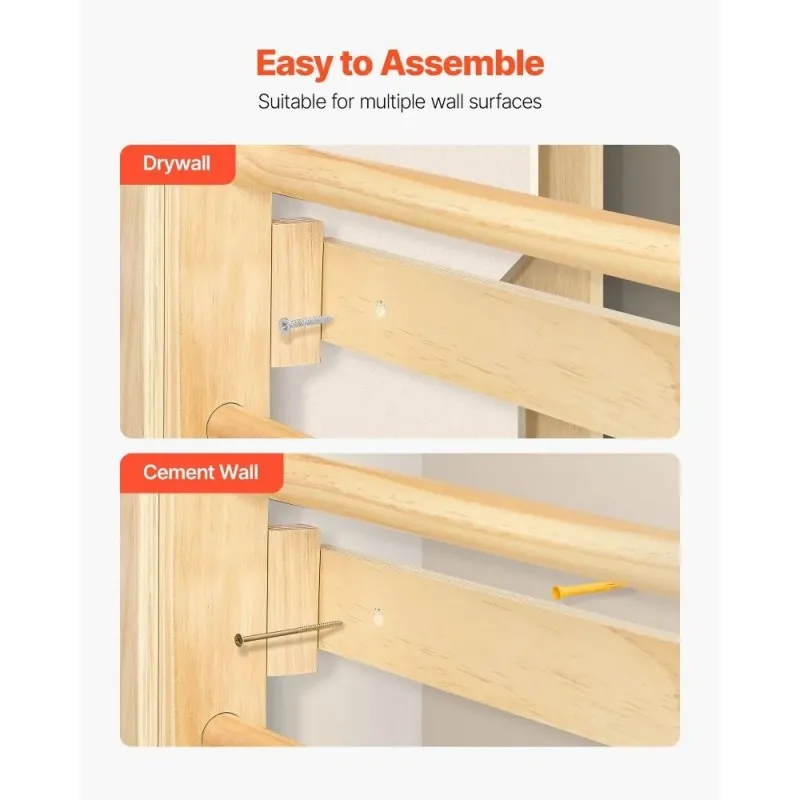 

Factory Wholesale 9 in 1 Wall Game Kid Customized Indoor Play Gym Wood Climbing Frame Gym Set