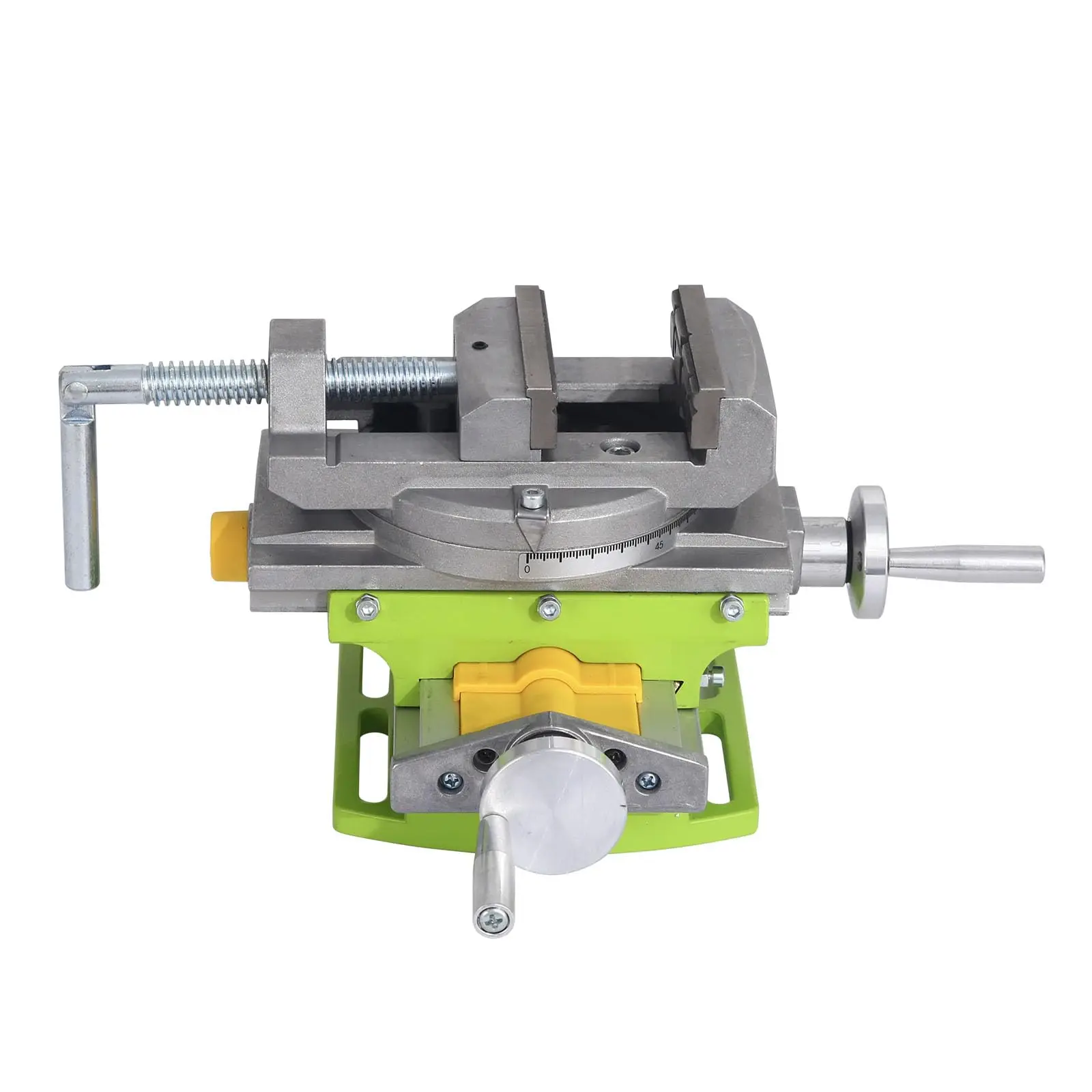 Cross Slide Drill Vise 2 Way X-Y Compound Vise, Multifunction Worktable Milling Working Table Milling Machine