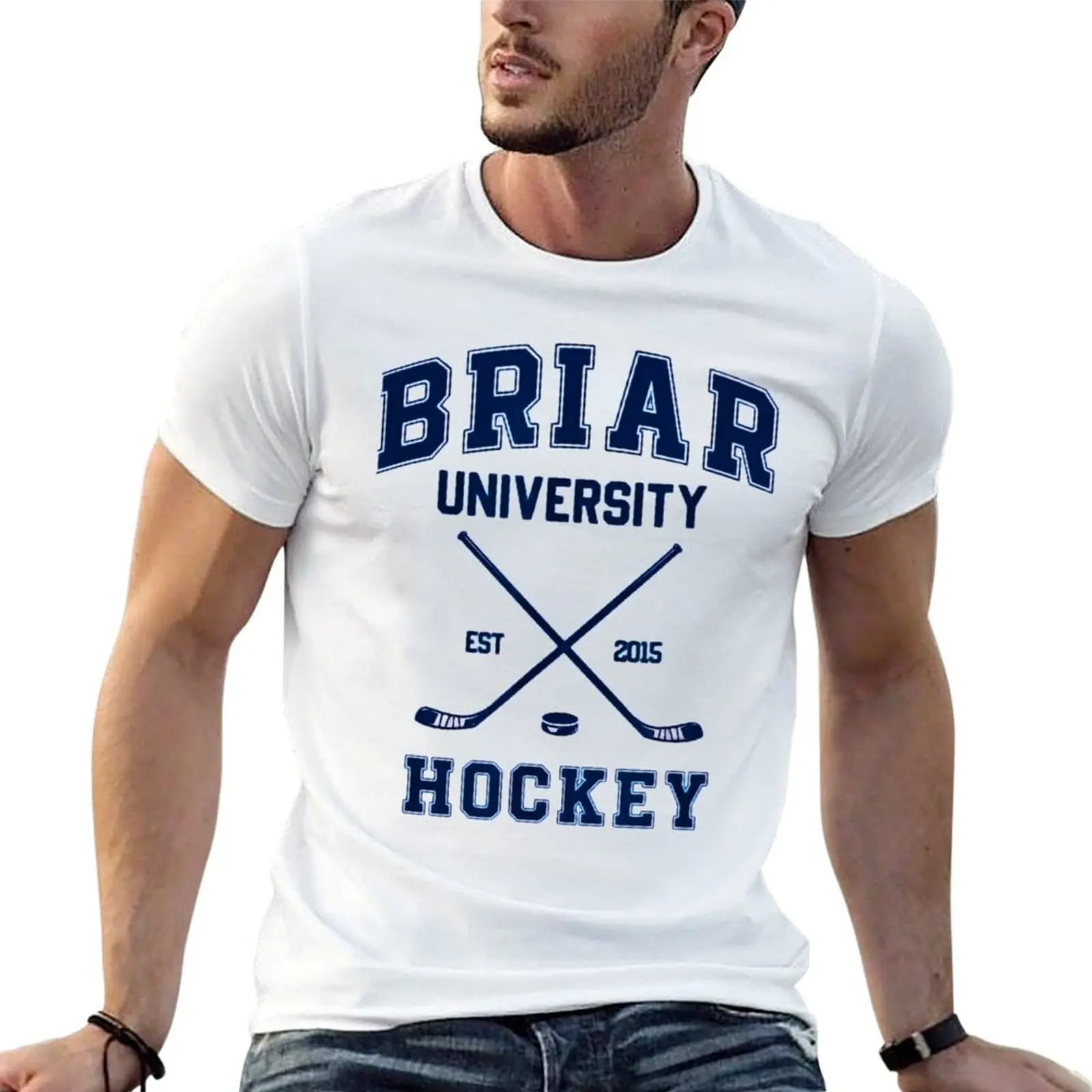 

for man anime Hockey for shirts t man U Briar T-Shirt Graham Off Campus slim 44 t Two shirts Side fit